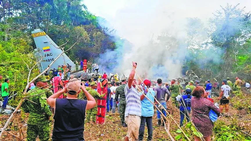 Kolombiya'da Askeri Uçak Kazası: 66 Can Kaybı, Soruşturma Başlatıldı