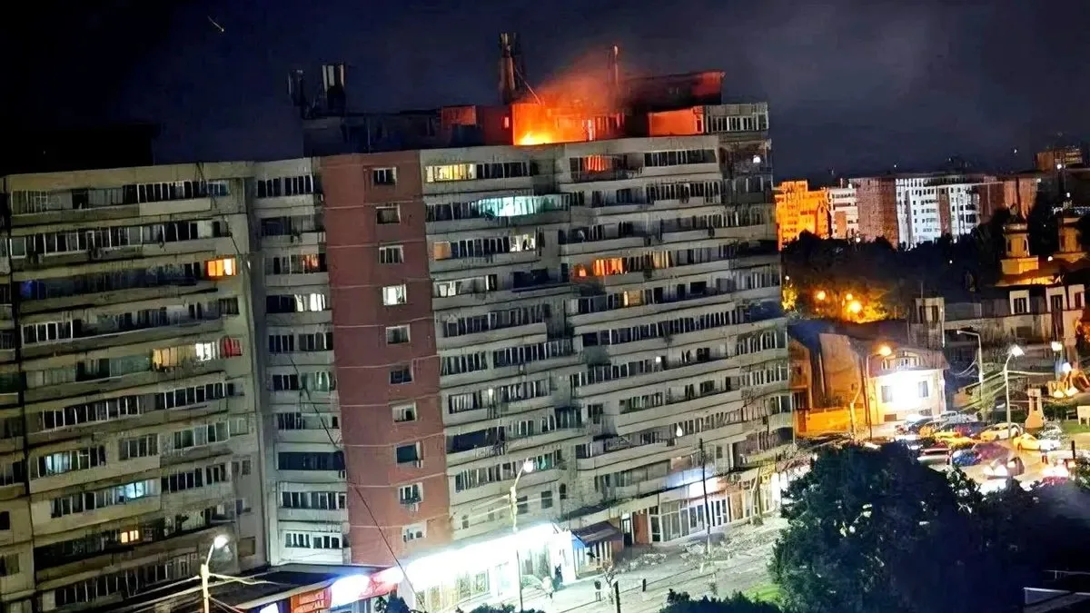 NATO Üyesi Romanya'da Rus Drone'u Apartman Vurdu: Yaralılar Var